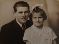 Jiřina Navarová s bratrem