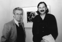 Pamětník s malířem Zdeňkem Kirchnerem, 90.léta