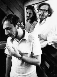 S kolegy Ambrozem a Štemberou, rok 1974