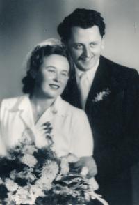 svatba manželů Škrábkových (1952)