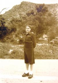 Ruth Haasová v IDF (Izraelské obranné síly), 1949-1950