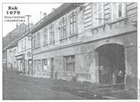 Historic buildings in the street Třebízského