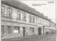 Historic buildings in the street Třebízského