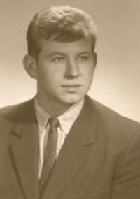 Václav Hušák, když mu bylo 18 let