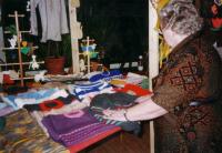 Alma Vespalec v domě pro seniory v Duisburgu, kde pracovala jako pečovatelka, 90. léta