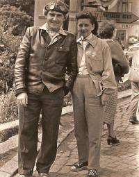 Jaromír s Margitou, 1956