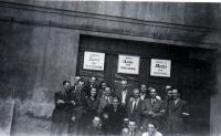 in front of company Bata, Teplice after 2 WW