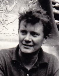 Josef Pokorník při práci