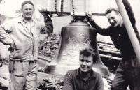 In the bell shop after the casting of the bell