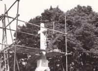 Josef POkorník when repairing