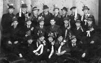Boys from Hať drafted to the Wehrmacht, Hať, 1940
