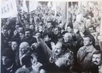 Civic protest, november 1989, Banska Bystrica 