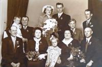 17-svatba v roce 1951-manželé Vidímovi