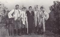 Josef Supa second from left, Mutenice