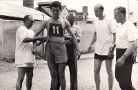 Josef Vacík 2.zprava, 1960 po návratu z lágru