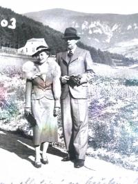 Rodiče Marie a Vladimír Taláškovi, před 2. sv.válkou