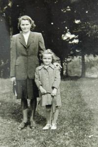 Ludmila Koláčková with Mother Mary