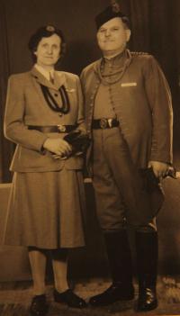 Manželé Volákovi, zakladatelé Sokola v Komořanech