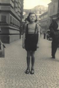Marie in  Prague, 1947