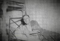 Václav Moravec st. ve vězení v Halle, Německo 1945