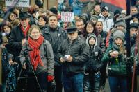 Demonstrace proti prolomení těžebních limitů, cca 2014