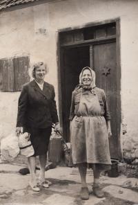 Jaroslav's mother and grandma, 1960s