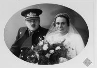 František a Lidmila Moldanovi, 1934