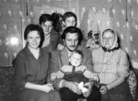 Rodina Císařovských v roce 1963