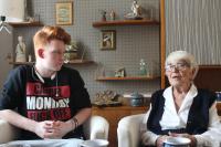 Věra Lukášová během rozhovoru pro projekt Příběhy našich sousedů