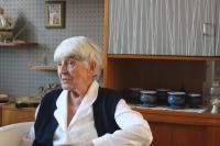 Věra Lukášová během rozhovoru pro projekt Příběhy našich sousedů