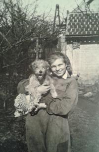 Marie Jiřičková se svým psem