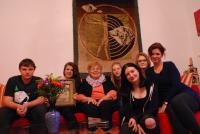 Žáci s Marií Jiřičkovou