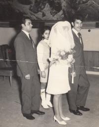 Agnesa Horváthová, svatba