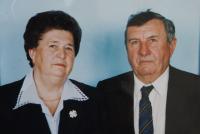 Bohumil Benák with his wife