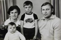 Bohdan Ševčuk s manželkou Halinou a dětmi Andrejem a Alexejem