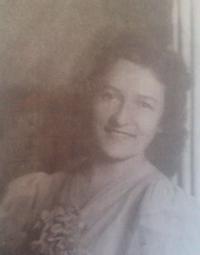 As a young woman, 1942