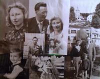 01-collage of old photographs in the apartment of Mr. Kolman