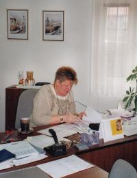 Při práci v Klaudiánově nemocnici v Mladé Boleslavi, rok 2009