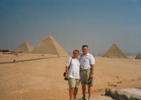 S manželem Miroslavem v Egyptě, rok 2007