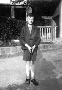 Hugo Fritsch asi 15letý v roce 1947