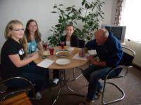 žákyně s panem Zemanem