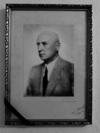 Ing. František Jurenka. Předchozí majitel domu v Písařově v němž dnes bydlí Walburga Ruprichová