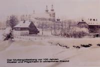 Historická fotografie  Moravského Karlova (něm. Mährich Karlsdorf)