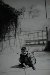 Jiří Munk se svým psem Rekem