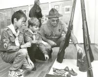 Jiří Král na skautské výstavě