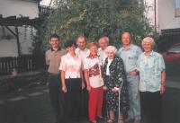 Celebration of her mother's 85th birthday, 2004
