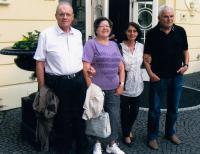 Ruth Landau s manželem a přítelkyni Zuzanou Somogyovou, Mariánské Lázně 2010