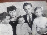 Orsós Éva családja 1959 karácsonyán