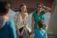 Ági Szalóki in a children's concert