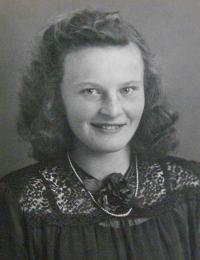 Netrvalová Slávka as a young girl